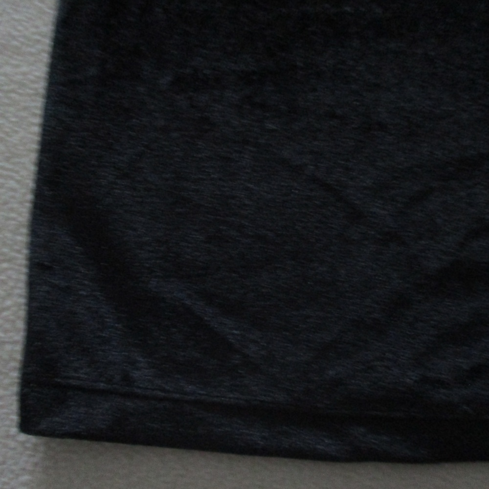 Mac & Jac Women Dress S Black One Shoulder Velour - Picture 2 of 5